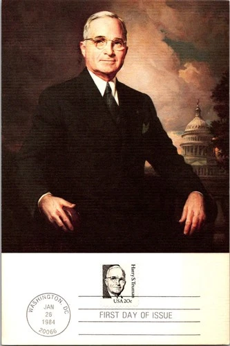 Dr Jim Stamps Maximum Card Harry S Truman 20C Fdc
