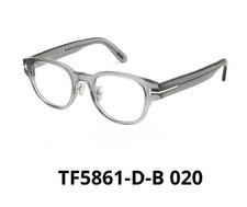 Tom Ford TF5861-D-B 020 Grey/ Silver Bold Plastic Eyeglasses Frame 48-21-145