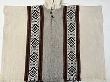 Alpaca Blend Handmade Poncho Cape / One Size/ Unisex
