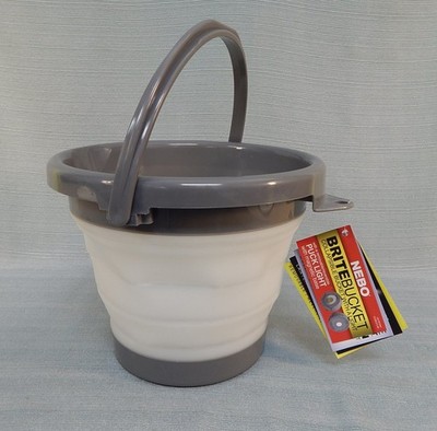 NEBO BriteBucket Collapsible Multipurpose Bucket Lights Up Magnetic Base - NWT
