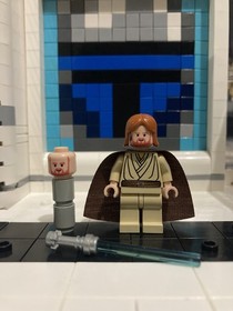 LEGO Star Wars 7133 Obi-Wan Kenobi Minifigure (TCS Custom) x2 Heads!  