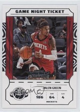 2022-23 Panini Contenders Game Night Ticket Jalen Green #17 12z3