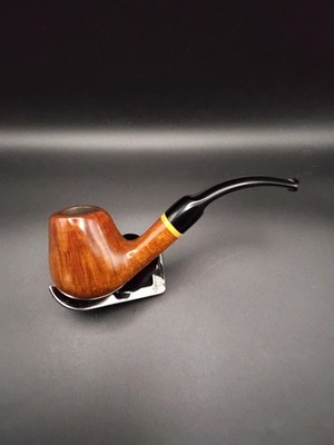 unbranded straight grain bent volcano tobacco smoking pipe