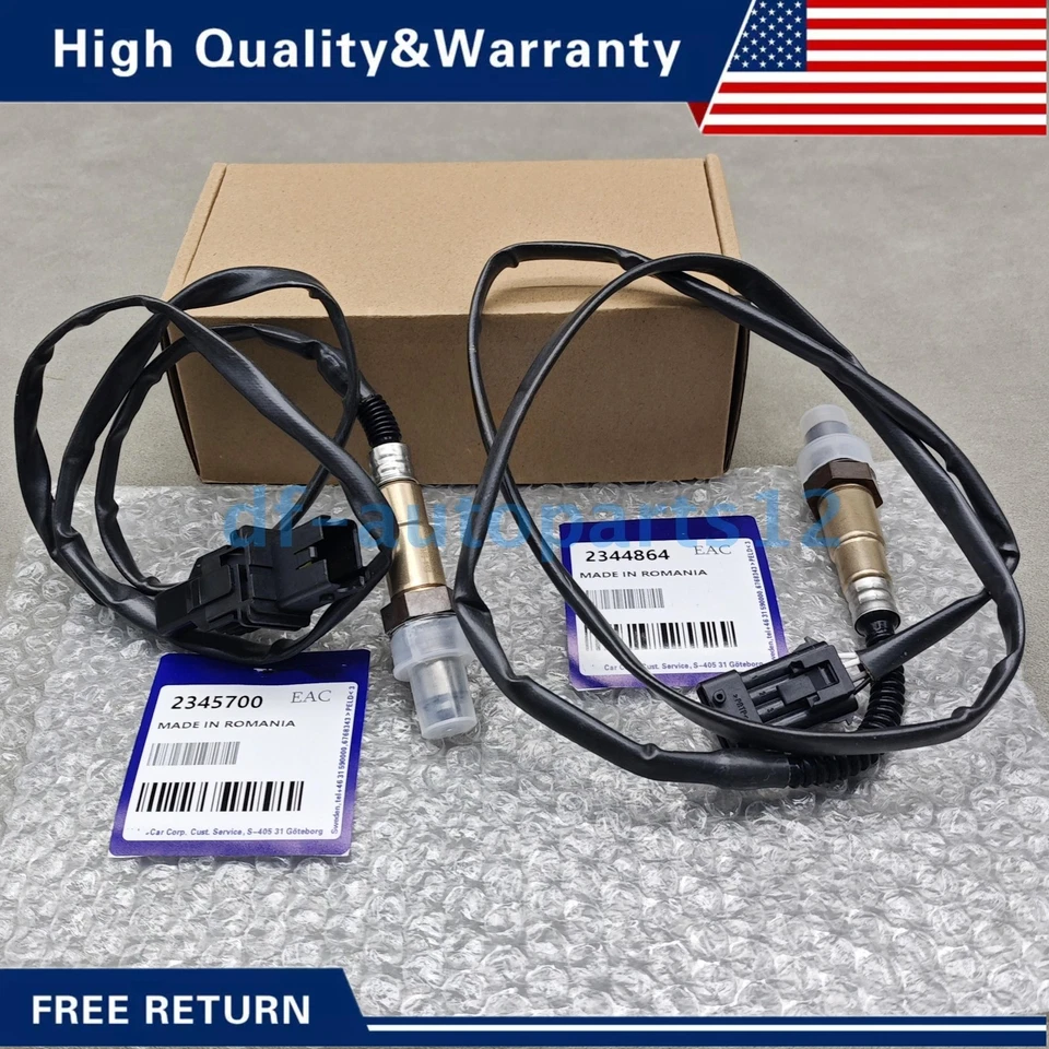 ¡Nuevo sensor de O2 aguas arriba y aguas abajo 2 piezas para Volvo S60 S80 V70 2,5 L Turbo!NUEVO Foto 2 de 4
