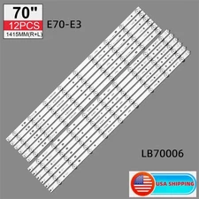 Vizio E70-E3 LED Backlight Strips Set (12) LB70006 V1_00 / LB70006 V0_01