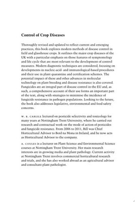 Control of Crop Diseases, Coules, Dr A., Carlile, Dr W. R., Very Good condition,