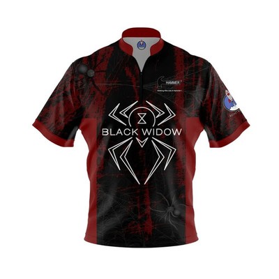 Custom Name Hammer Black Widow Vampire Grunge Bowling Jersey Shirt S-5XL NEW