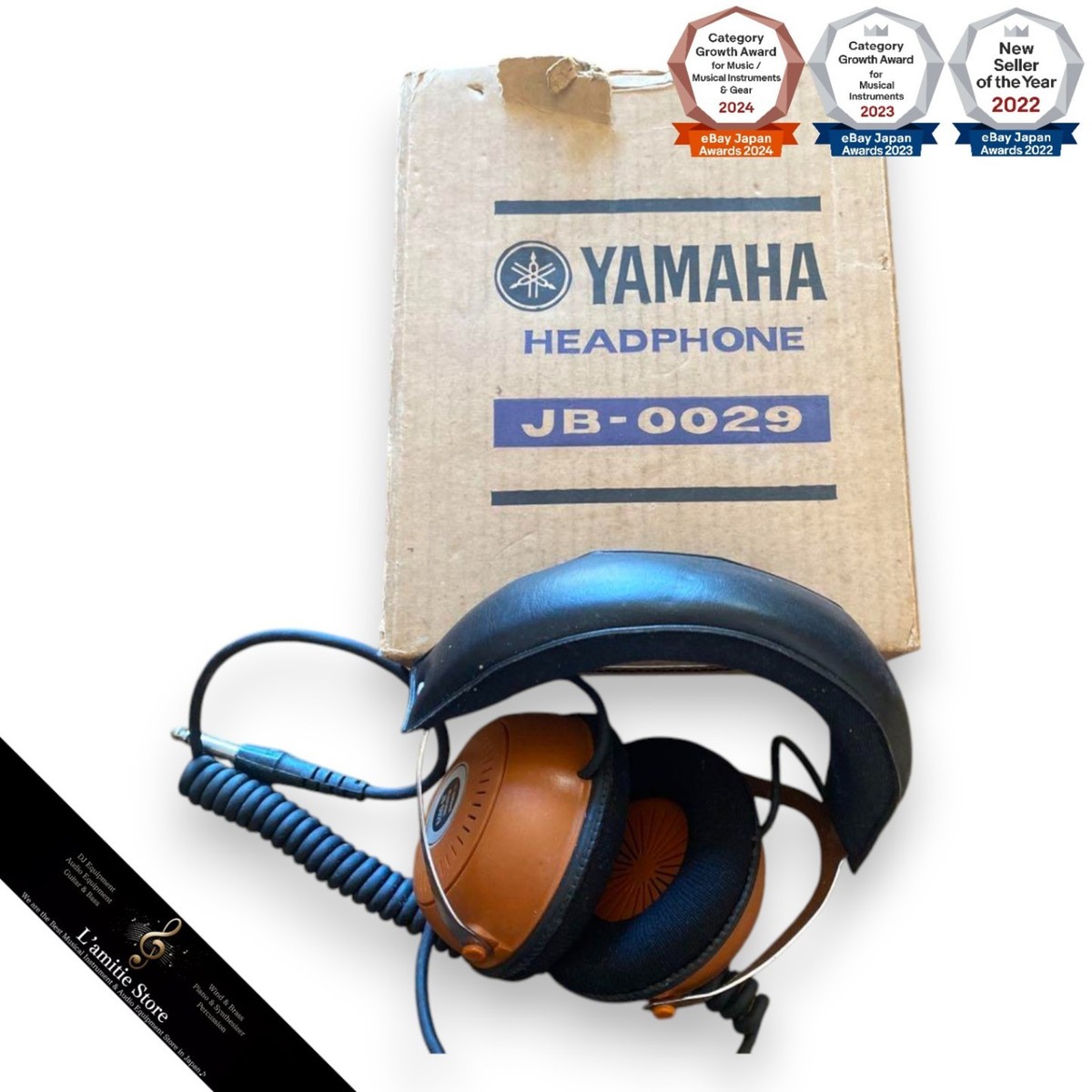 Yamaha JB0029 Headphones Wired Black Great Sound Quality | eBay