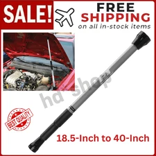 Adjustable Car Hood Prop Rod Extendable 18.5 To 40 Inch Mechanic Repair Holder