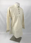 Natural Osnaburg Cotton Shirt - Reenactment Size Small