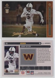 2022 Panini Luminance Rookie Orange /50 Jahan Dotson #190 Rookie RC