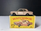 Vintage Matchbox 1960s Lesney Series #25 Brown Ford Cortina Original Box