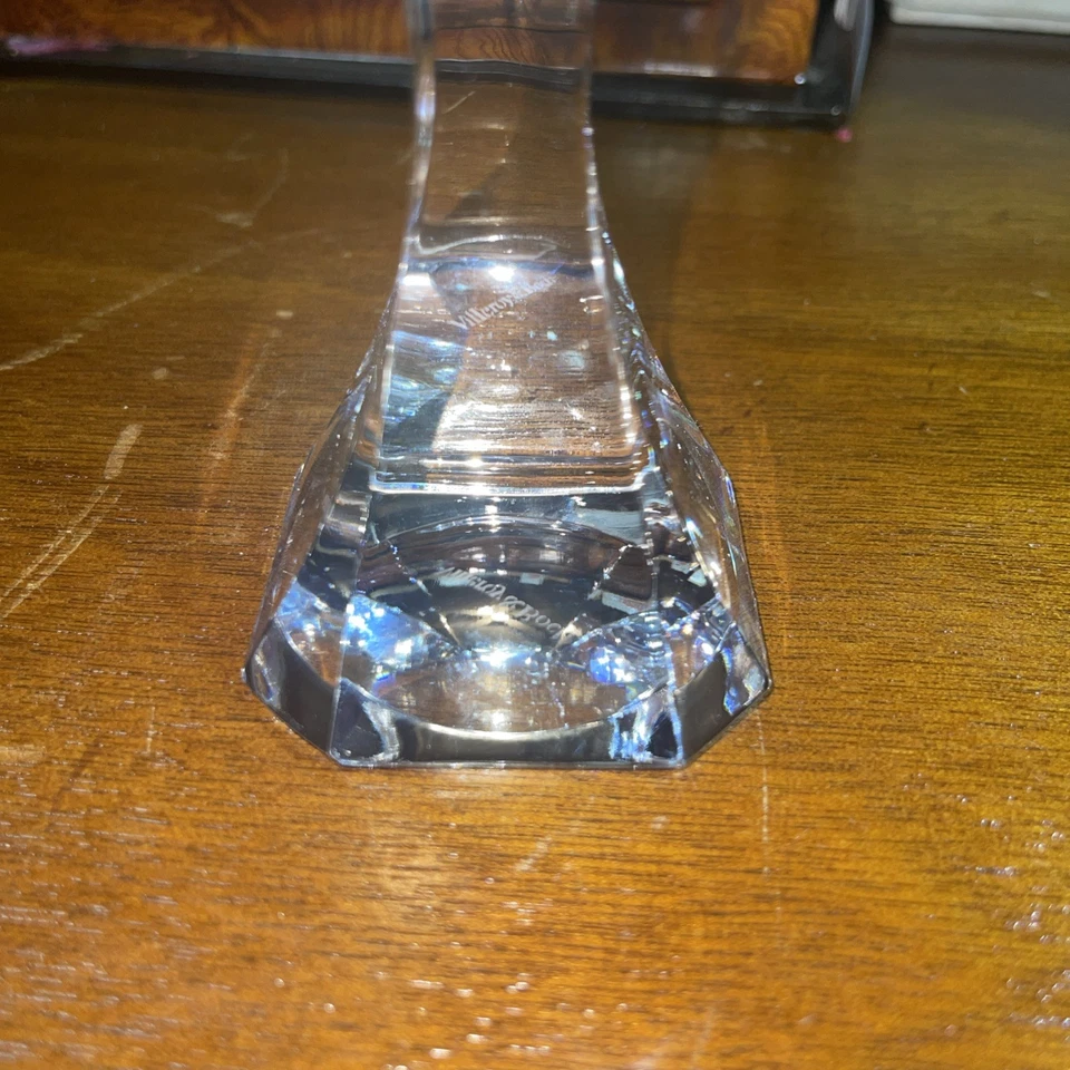 1 Candelabro Cristal & Villeroy Boch Candelabro Ex.Cond Foto 4 de 4