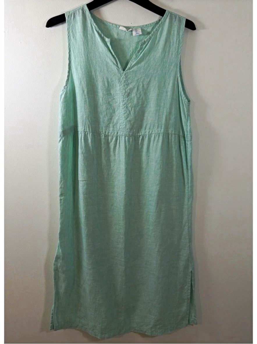 sigrid olsen linen dress S (4-6) Leave A Comment Below! Knee-length Midi SIGRID OLSEN