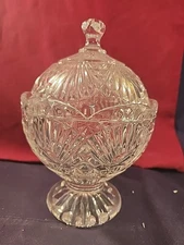 Vintage Shannon Crystal Covered Candy Dish Freedom by Godinger