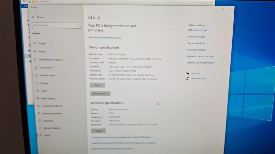 Dell inspiron 3650 • i5 • 8GB RAM • 240Gb SSD • 1Tb HDD • NVIDIA GeForce GT730 - Image 4 of 4