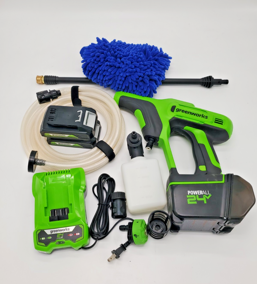 Greenworks 24V 600 PSI Pressure Washer Cordless Power Cleaner w 