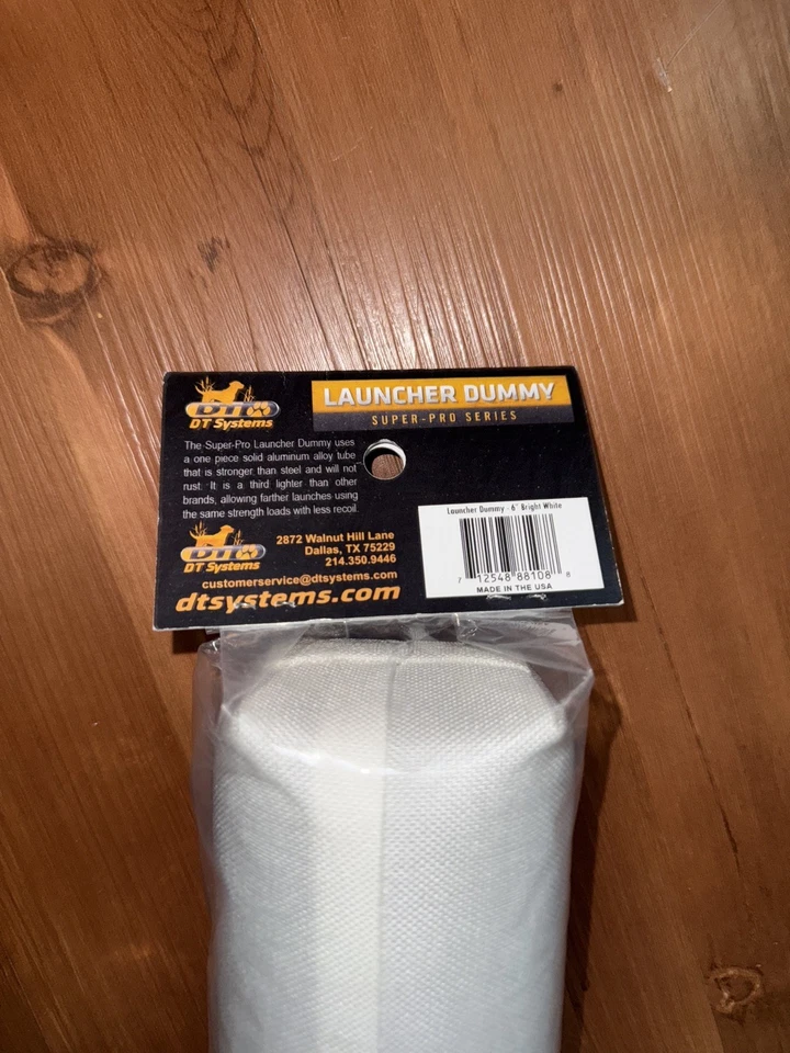 D.T. Maniquí lanzador de entrenamiento para perros Systems Super-Pro, blanco brillante (88108) Foto 4 de 4