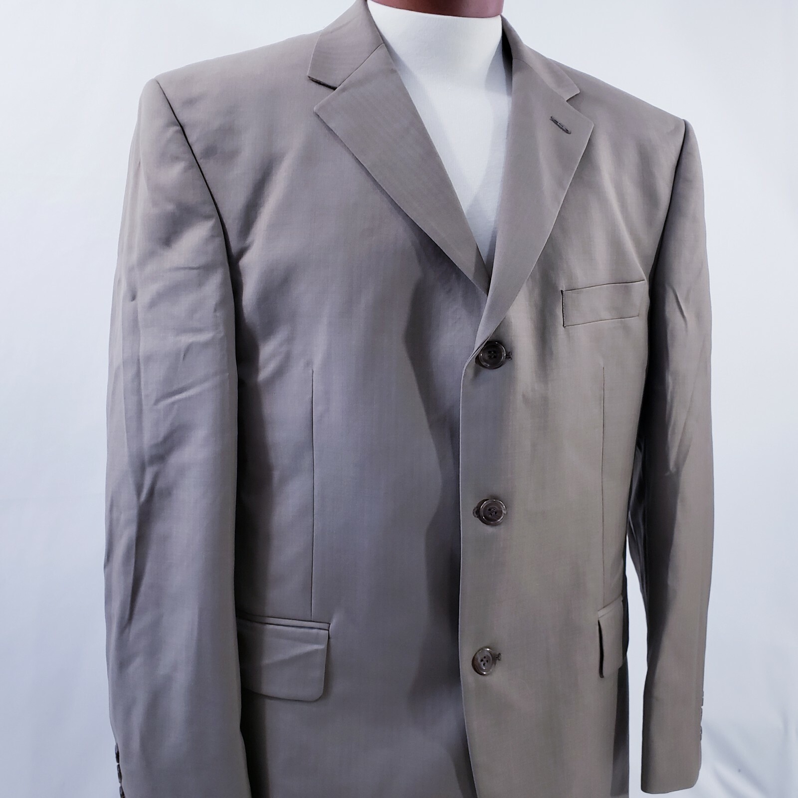 Giacca tuta blazer uomo Alexandre London 40S marrone singola ventilazione Savile fila lana