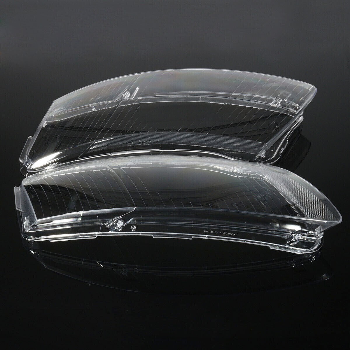 2x Front Headlight Headlamp Lens Lampshade Cover Clear fits Audi A6 C6 2005-2008