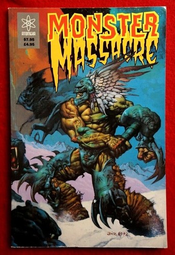 MONSTER MASSACRE (1993), Atomeka Comics, Simon Bisley Cover
