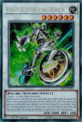 SAST-DE042 HYPERPSYCHISCHER AUFSTEHER RARE 1.AUFLAGE YuGiOh KARTE
