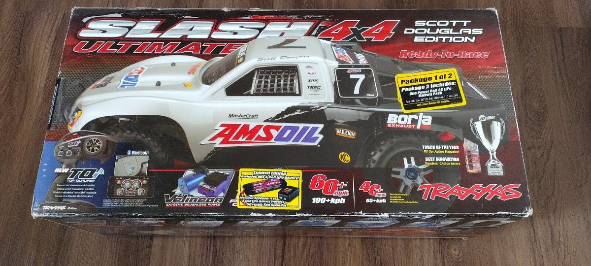 Traxxas SLASH 4x4 Ultimate Model 6809L 1:10 RC Car 4S 3S LiPo Batt