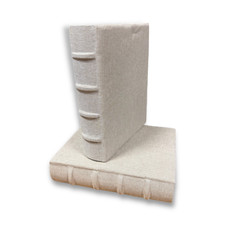 Beige Linen Hideaway Storage Book Box