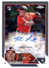 2023 Topps Chrome Update JOSH LESTER RC Rookie Auto Autograph