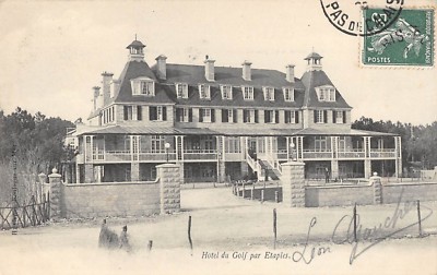Old postcard 62 HOTEL DU GOLF PAR ETAPLES