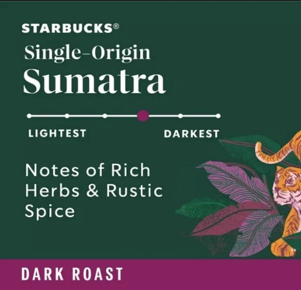96 Ct Sumatra Starbucks K-Cup Coffee Pod Dark Roast Keurig Foto 2 de 4