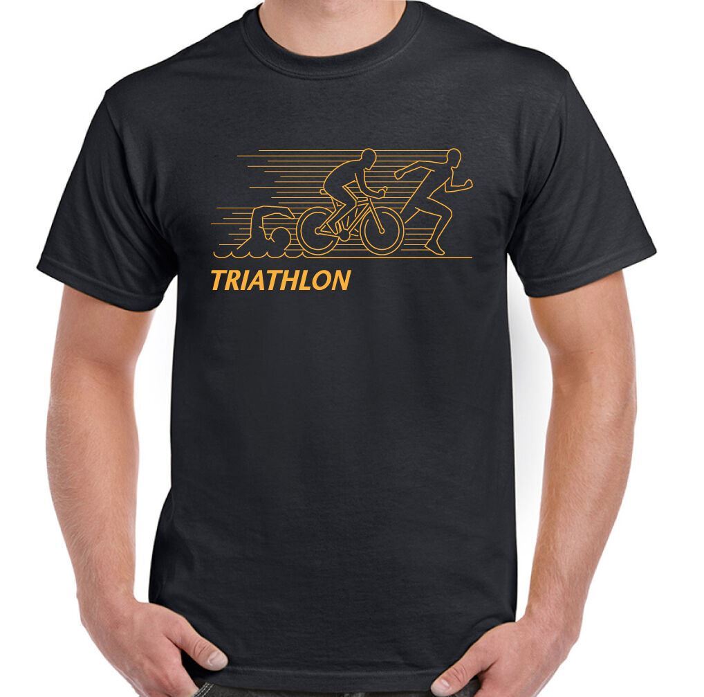 Triathlon T-Shirt Mens Cycling Running Swimming Sport Bike Kit OP