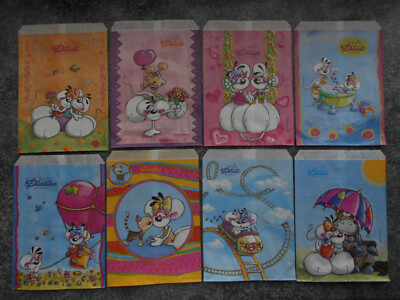 Diddl Tüte ღ 8 versch. Papiertüten Tüten ღ Postkartentüten ღ für Sammler