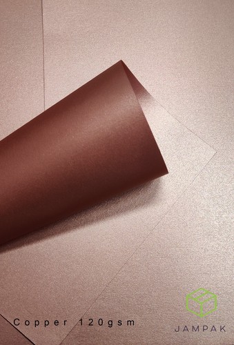 Ultimate Copper Colour MIRROR, SHIMMER, MATTE, PAPER/CARD 100gsm,120gsm, 280gsm - Picture 5 of 8