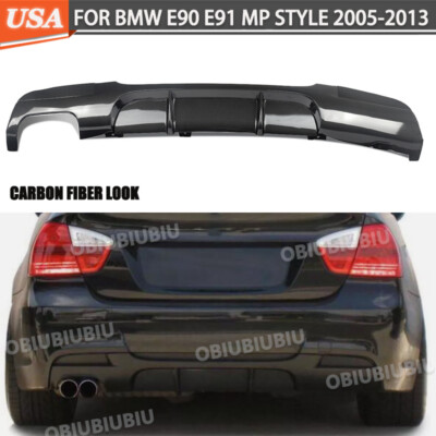 Rear Diffuser Lip For BMW E90 E91 325i 328i 330i 3 Series M Sport Sedan 2005-13