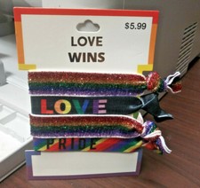 LOVE WINS HAIR TIES NEW