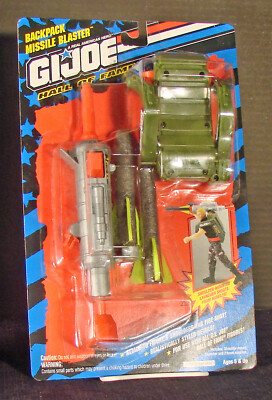 New GI Joe Hall of Fame Backpack Missile Blaster from 1994