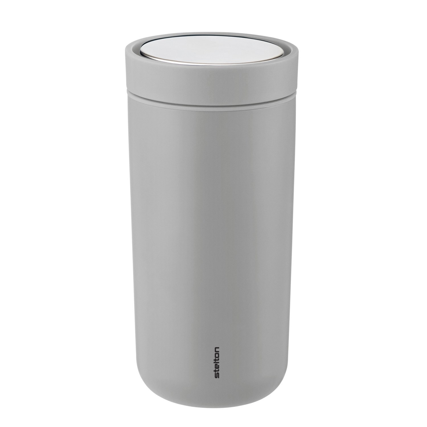Stelton Hellgrau To Go Click Thermobecher Grau 0,4L - Bild 5