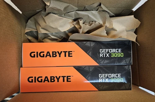 GIGABYTE GeForce RTX 3090 TURBO EDITION 24GB GDDR6X  w/BOX [BUNDLE OF 2]