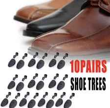 NOA 10 Pairs Form Plastic Shoe Tree for Men with Adjustable Length and Shoe Tree