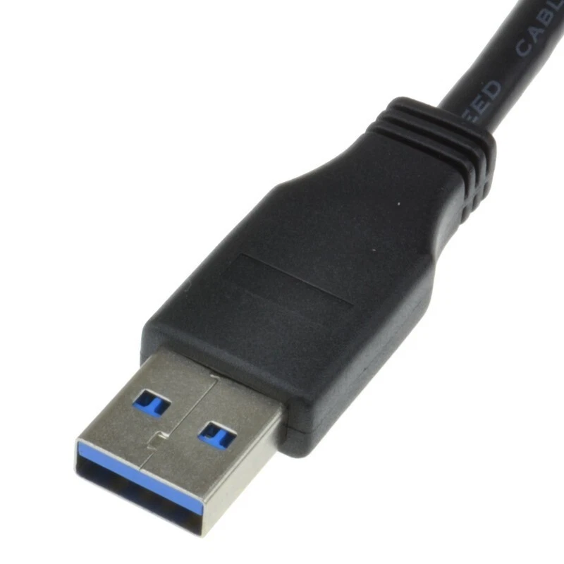 USB 3.0 Micro B Cable A Male to Male 35cm Data Lead for External Hard Drive 0.3M - Image 2 of 4