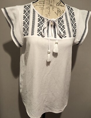 Adrianna Papell Tops | Adrianna Papell Women'S Top | Color: Black/White | Size: M | Steelersare1's Closet