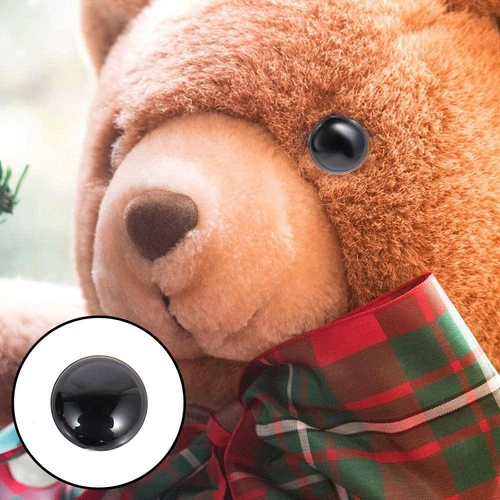 100pcs Plastic Safety Eyes Soft Toys Bear Dolls Animal Making DIY Craft Screw UK - Picture 5 of 10