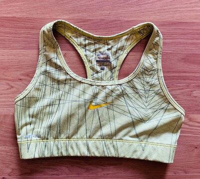 + sexy Sport-BH + NIKE + Gr. S + Bustier + NEON GELB + Training Crossfit Fitnes