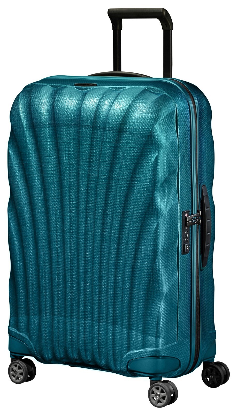 Samsonite C-Lite Spinner Petrol Blue 68L carro rígido cerradura numérica TSA