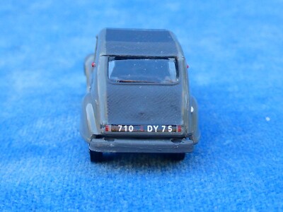 micro-miniatures de NOREV : Citroën 2cv AZ - Ech. 1/86 - lestée