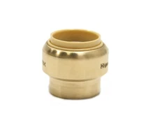 10 PCS EFEILD 1/2" PUSH FIT END STOP- Lead Free Brass