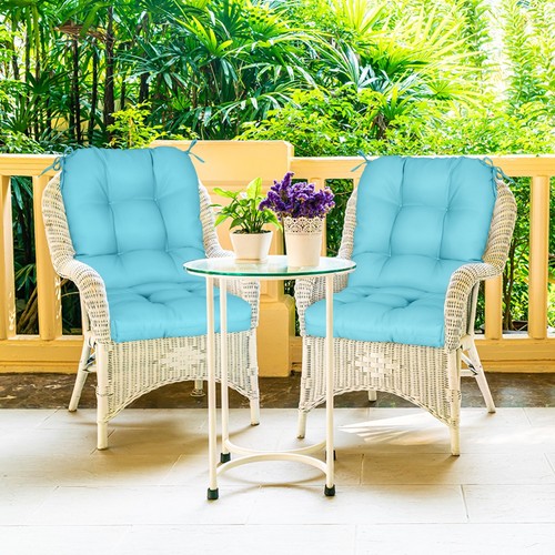 EAGLE PEAK 2PCS Tufted Outdoor/Indoor Seat/Back Chair Cushions 42'' x 21'' - Picture 49 of 291