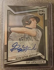 2022 Elite Extra Edition Guy Lipscomb Jr Rookie Silver Auto - Belmont Bruins 