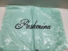 Fashion Solid Pashmina Silk Scarf Shawl Wrap Mint Green Supper soft